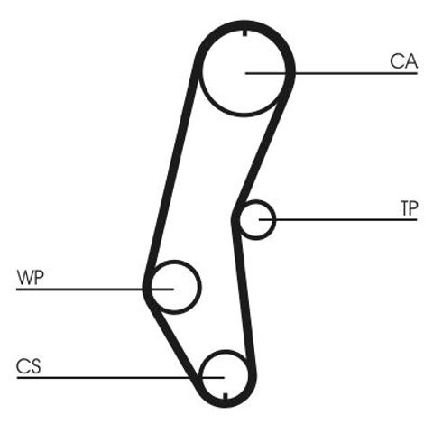 ГРМ ремінь Continental/Siemens CT666