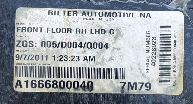  Mercedes A1666800140