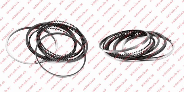 Купити 480EF1004030BA Chery Кільця поршневі комплект на мотор, 1-й ремонт (+0,25)