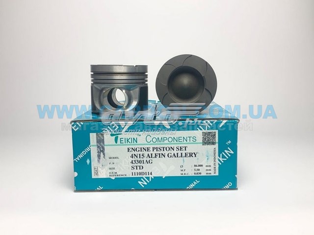 Поршень з пальцем без кілець, STD Mitsubishi 1110D114