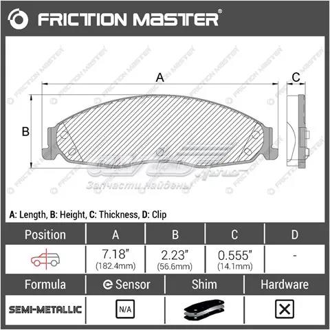 MKD921 Friction Master Передні гальмівні колодки