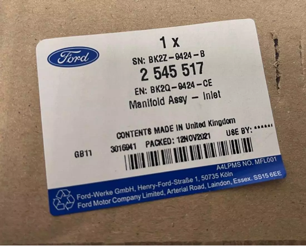 Впускний колектор 2545517 Ford
