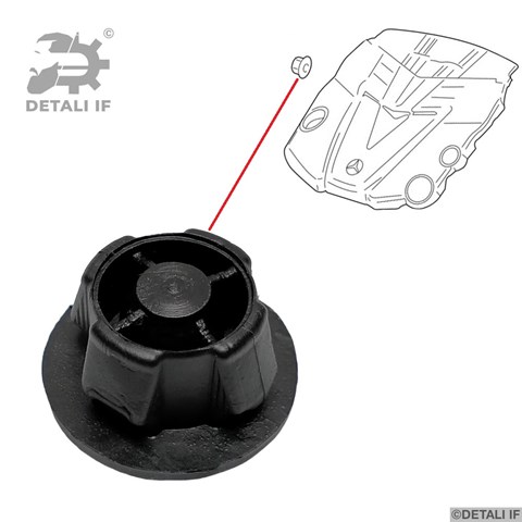 Подушка декоративної кришки двигуна Detali IF DF16596 ціна, від 1.23 USD
