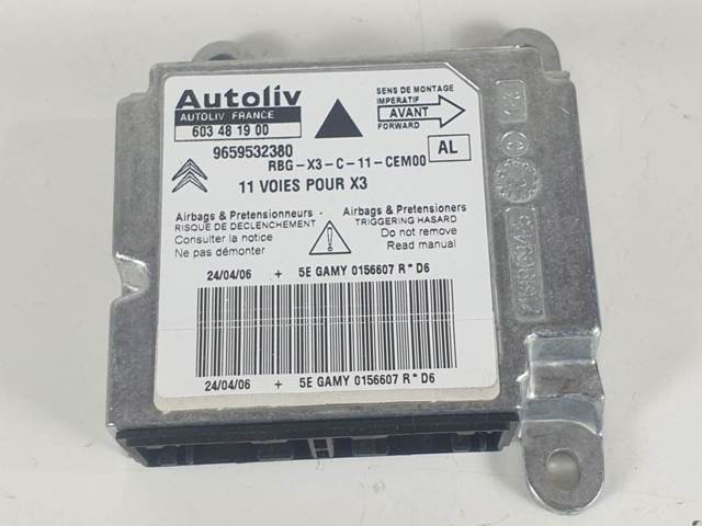 9659532380 Peugeot/Citroen Модуль-процесор управління подушки безпеки