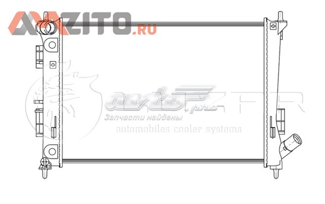 Купити LRC08M0 Luzar Радіатор двигуна