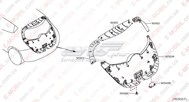 Купити 909400V000 Nissan/Infiniti 