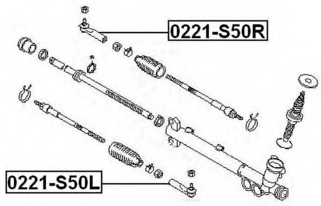 Рулевой наконечник NISSAN D8F40CG80A