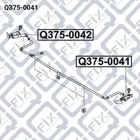 Форсунка омивача фари передньої, лівою Q-fix Q3750041 ціна, від 16.17 USD