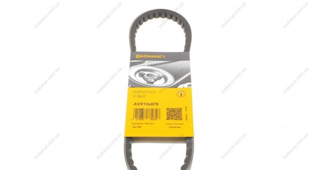 Клиновий ремінь Continental/Siemens AVX13X675 ціна, від 4.67 USD