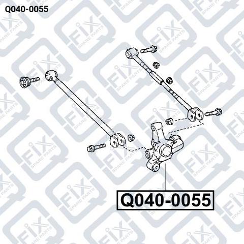 Купити Q0400055 Q-fix Кулак поворотний правий