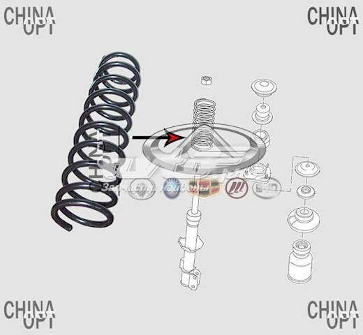 Пружина передня Chery S212902011 ціна, від 10.09 USD