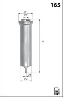 Фільтр тонкого очищення палива Mecafilter ELG5450 ціна, від 19.48 USD