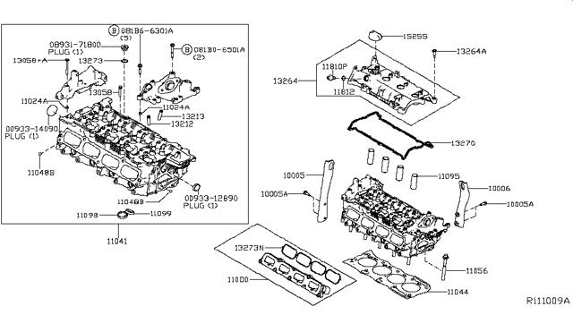 Колектор впускний нижній Nissan/Infiniti 110D06CA0A ціна, від 37.57 USD