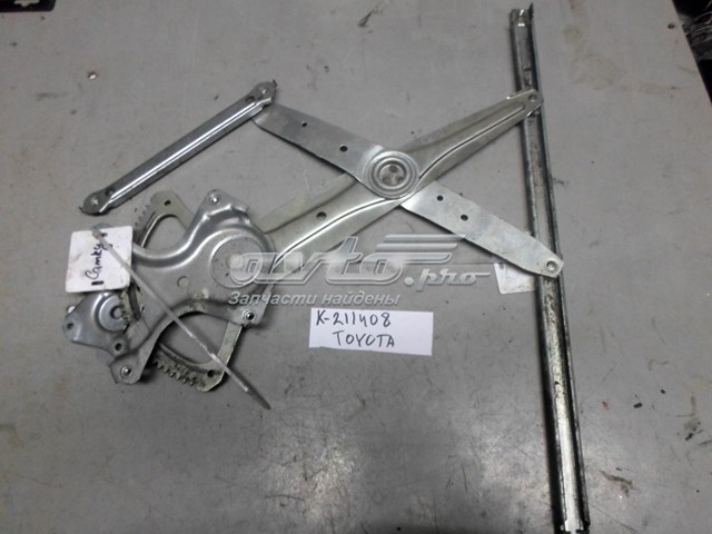 Механізм склопідіймача двері передньої, правої на Toyota Corolla  E15