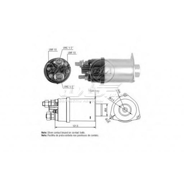 Купити 4780974 Iveco Втягуюче реле стартера