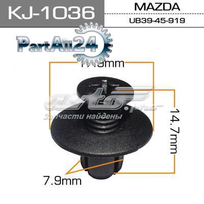 Купити KJ1036 Masuma Пістон (кліп) кріплення бампера, переднього
