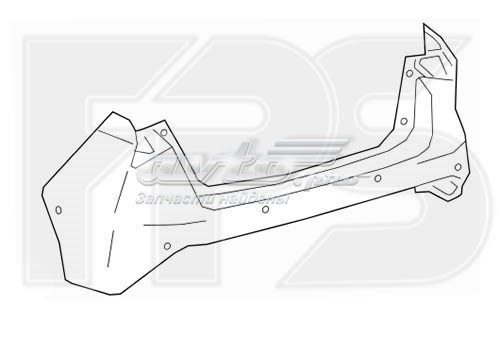 Кожух бампера заднього FPS FP7079951 ціна, від 125.04 USD