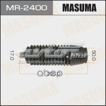 Пильник рульового механізму/рейки, лівий MR2400 Masuma