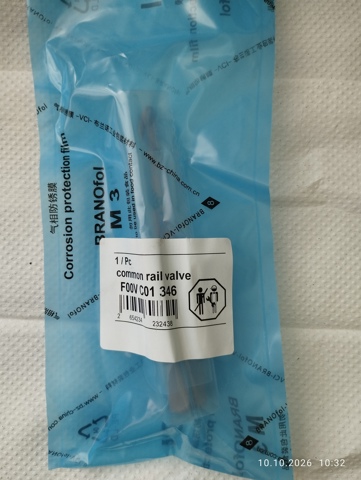 Клапан форсунки Bosch F00VC01346 ціна, від 60.00 USD