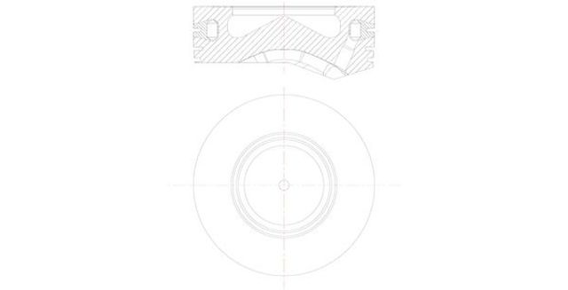 Поршень в зборі Mahle Original 081PI00105000 ціна, від 158.11 USD
