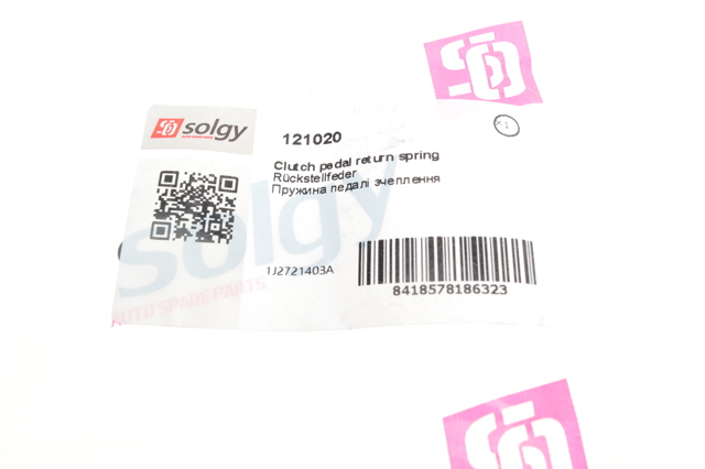 Пружина педалі зчеплення Solgy 121020 ціна, від 7.64 USD