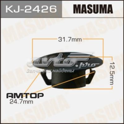 Пістон (кліп) кріплення накладок порогів KJ2426 Masuma