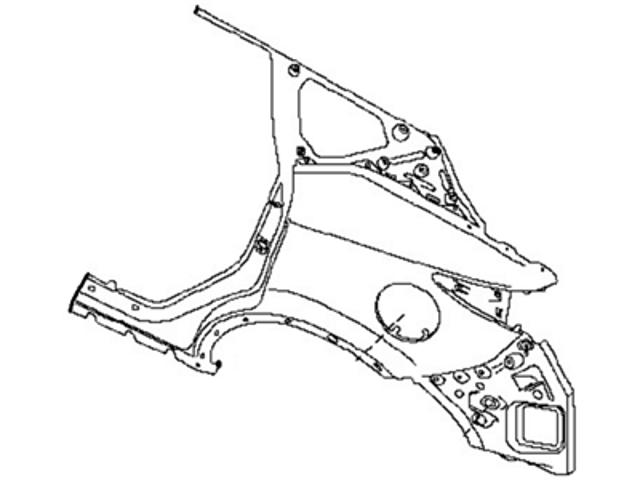 Купити G81129UEAA Nissan/Infiniti Крило заднє праве