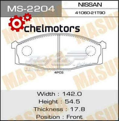 Гальмівні колодки Masuma MS2204 ціна, від 10.10 USD