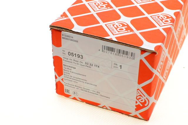 Тяга рульова права Febi 5193 ціна, від 19.77 USD