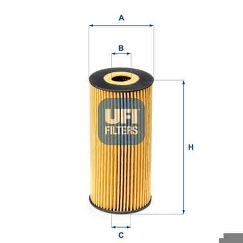 Фільтр масляний 2516600 UFI