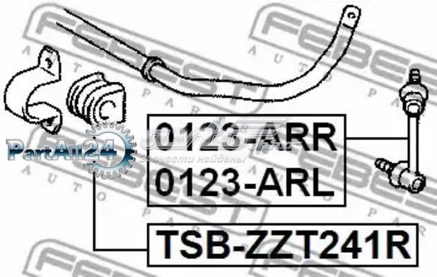 Втулка стабілізатора заднього Toyota 4881821100 ціна, від 1.17 USD
