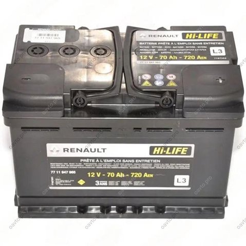 Акумуляторна батарея, АКБ 7711947965 Renault (RVI)