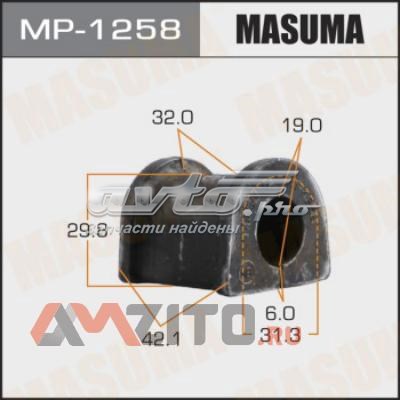 Втулка стабілізатора заднього MP1258 Masuma