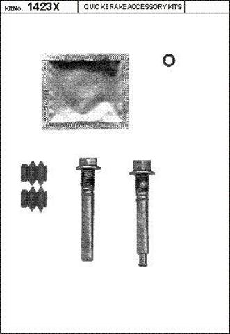 Направляюча супорту заднього, верхня QB1131423X Quick Brake