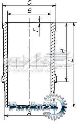 Гільза поршнева 209WN2201 Mahle Original