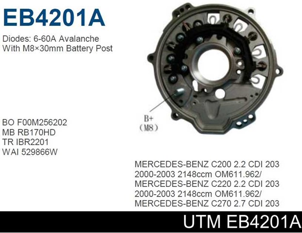 Міст діодний генератора EB4201A UTM