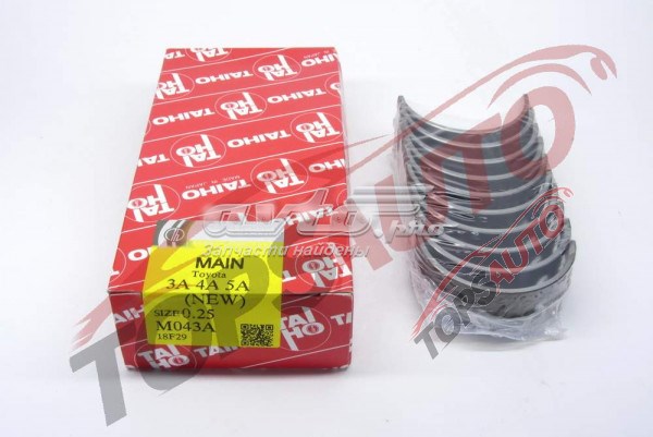 Купити M043A025 Taiho Вкладиші колінвала, корінні, комплект, 1-й ремонт (+0,25)