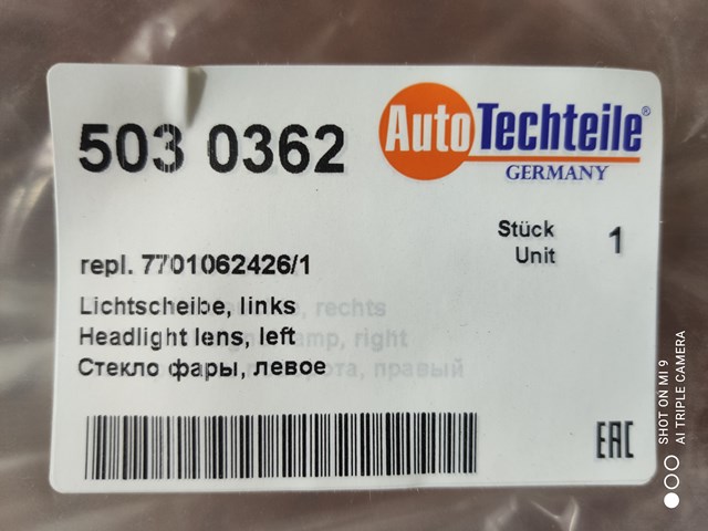  Autotechteile 5030362