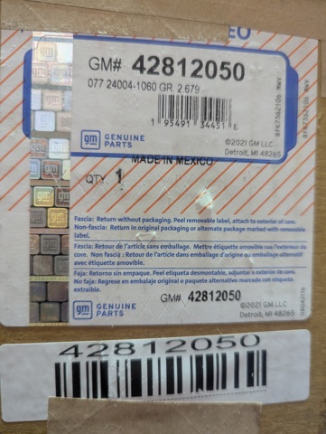 Ліхтар заднього бампера, лівий General Motors 42812050 ціна, від 204.57 USD