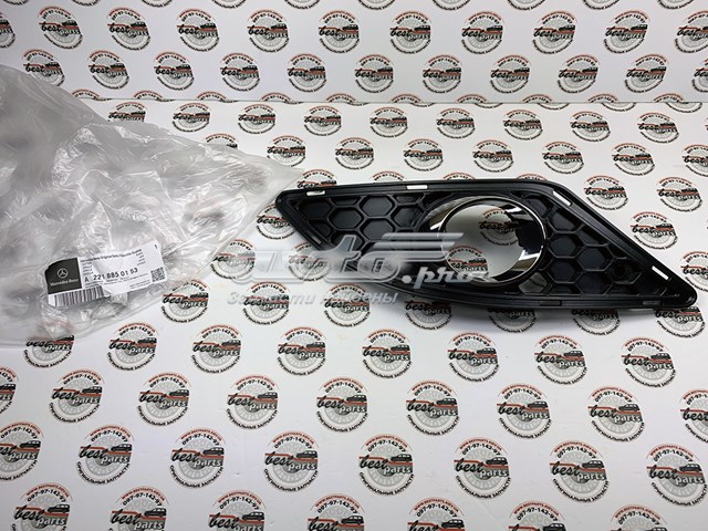 A2218850153 Mercedes Заглушка протитуманок, ліва