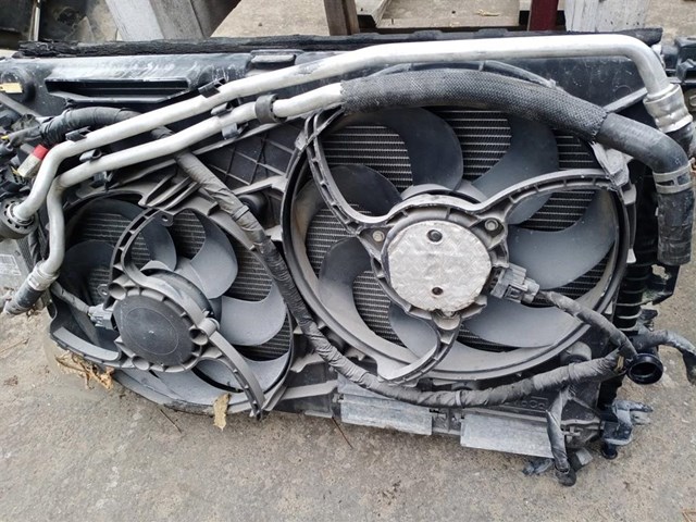DG938C607CC Ford Дифузор радіатора охолодження, в зборі з мотором і крильчаткою