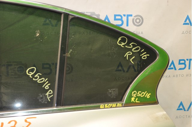 Скло-кватирка двері, задній, лівою Nissan/Infiniti 822636HE0A ціна, від 14.70 USD
