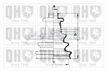 Пыльник шруса наружный QUINTON HAZELL QJB2695