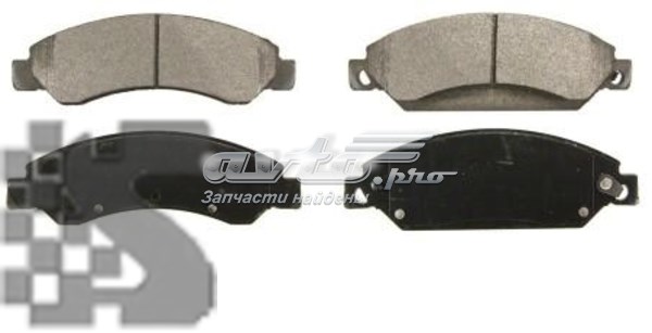 Купити ZD1092 Wagner Колодки гальмівні передні, дискові