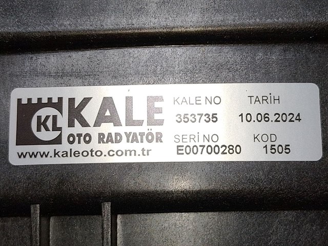Вентилятор охолодження радіатора 353735 Kale