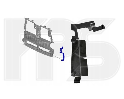 Повітропровід (дефлектор) радіатора, лівий FPS FP2827211 ціна, від 4.74 USD