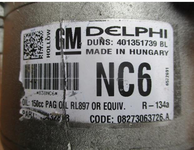 Компресор кондиціонера 13432838 General Motors