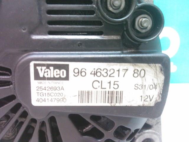 Генератор VALEO 9646321780 ціна, від 56.37 USD