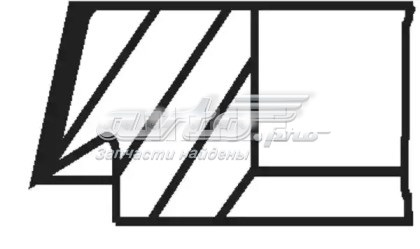 Поршень в комплекті на 1 циліндр, STD 028PI00118000 Mahle Original