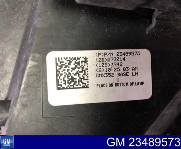Фара ліва 84178024 General Motors
